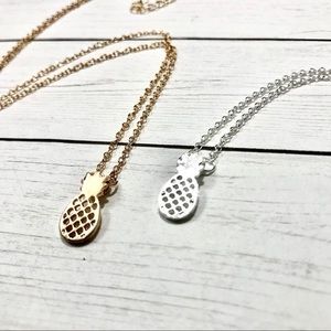 Pineapple Necklace -Gold or Silver